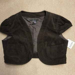 Zara brown corduroy vest size L